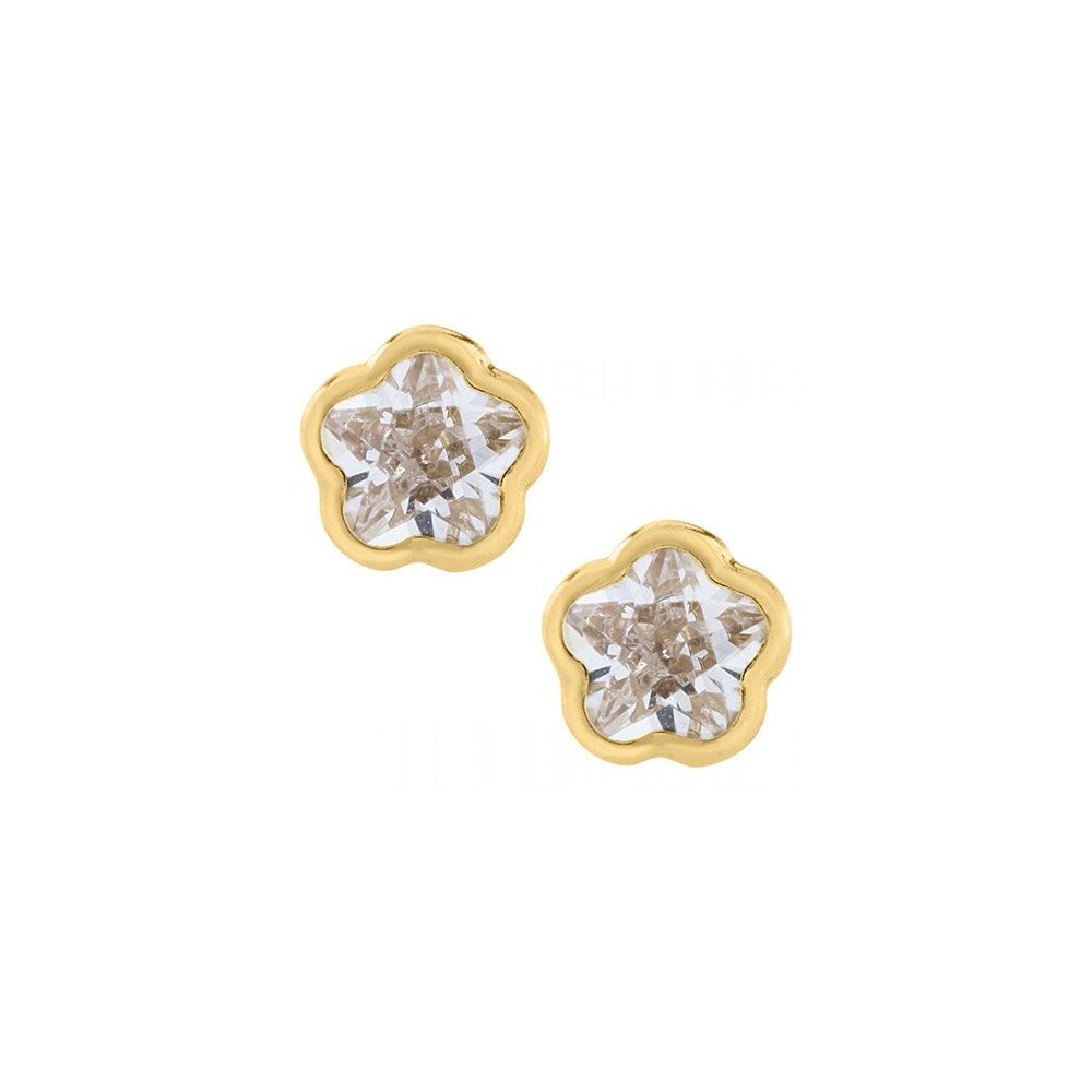 Baby earrings with safety backs top