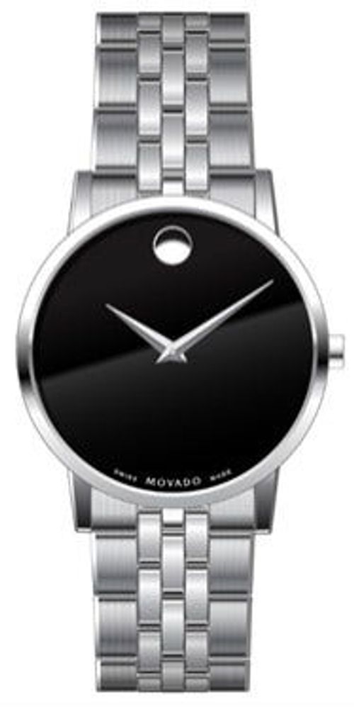 Movado men's museum classic stainless steel watch top