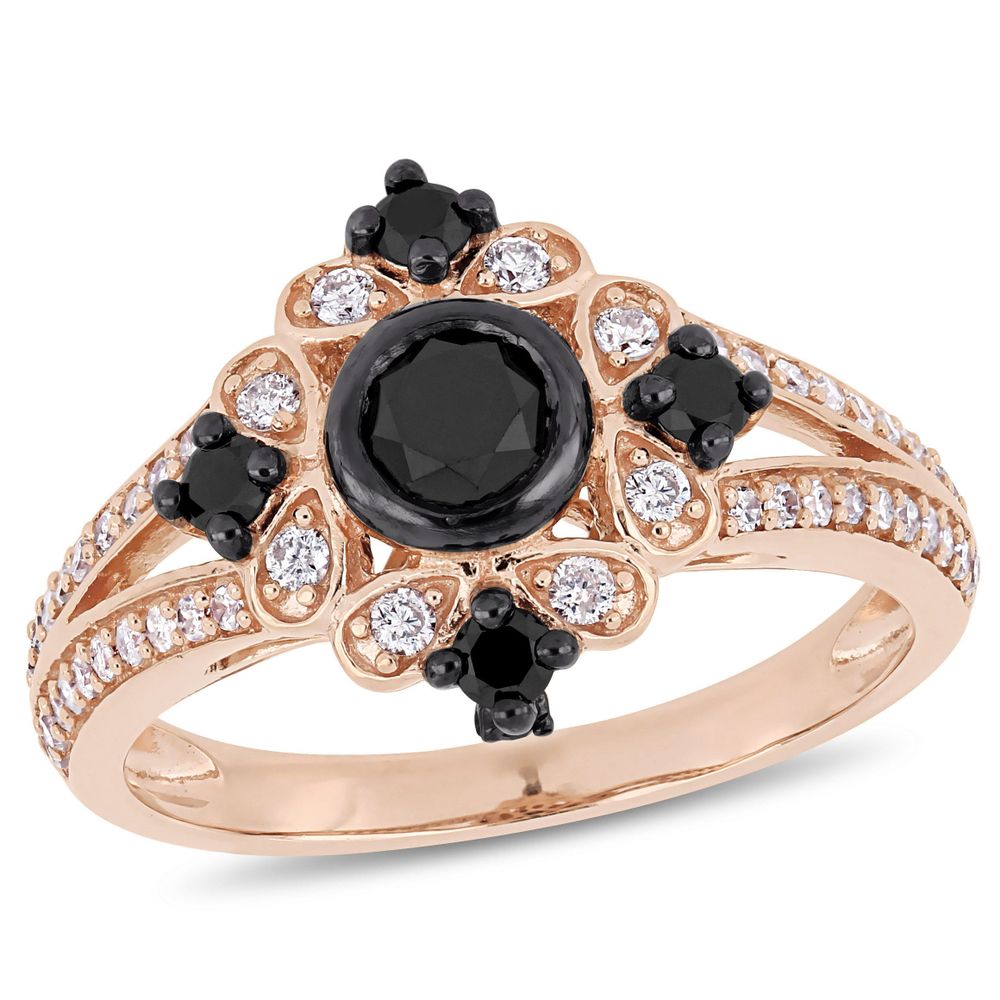 Rogers Hollands Jewelers Black Diamond Vintage Inspired 1ctw