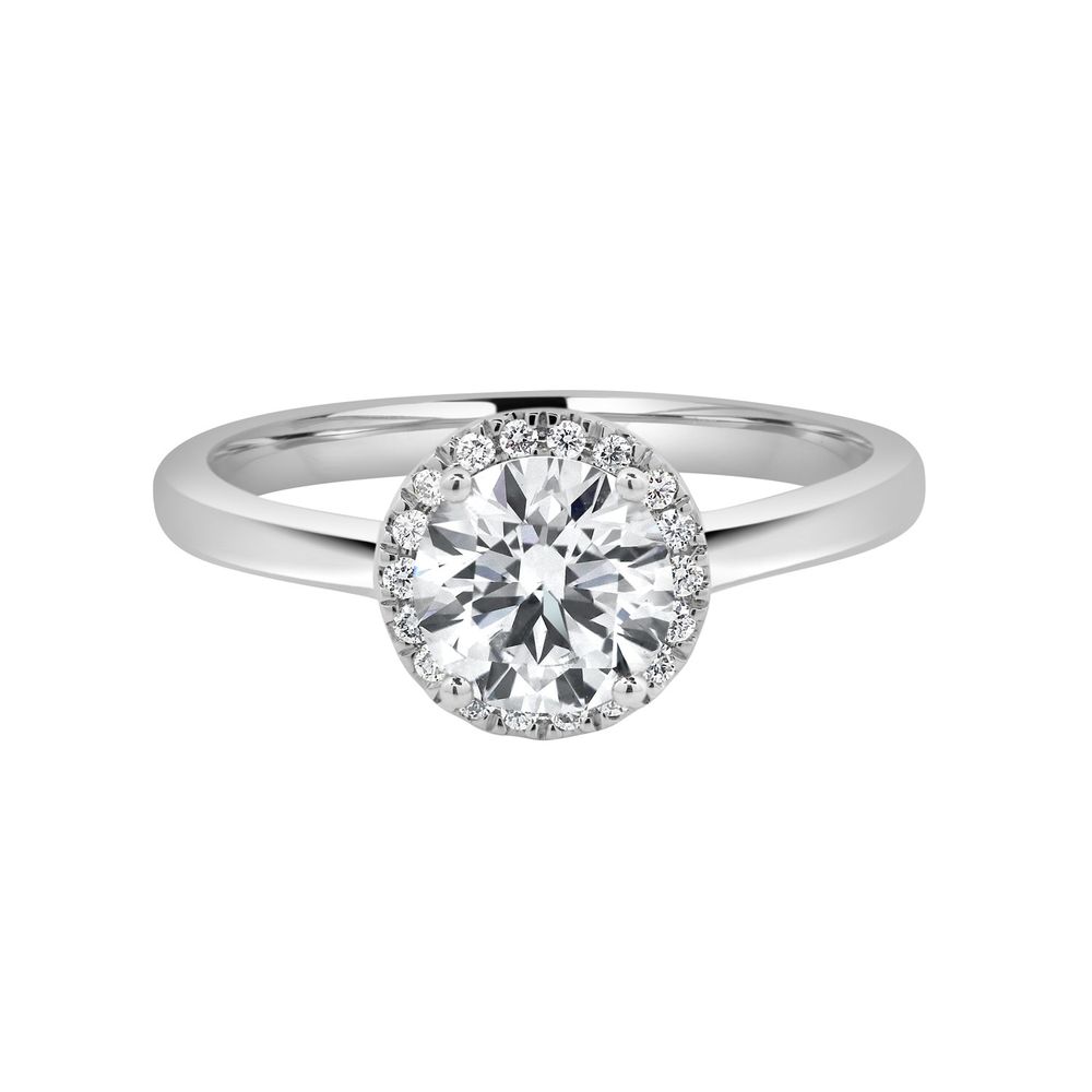 Simple discount halo ring