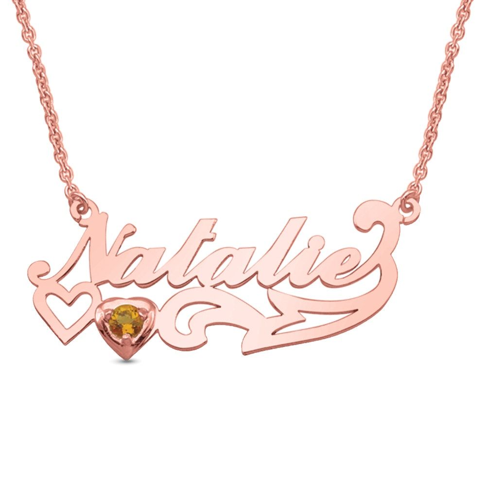 Piercing pagoda name necklace sale