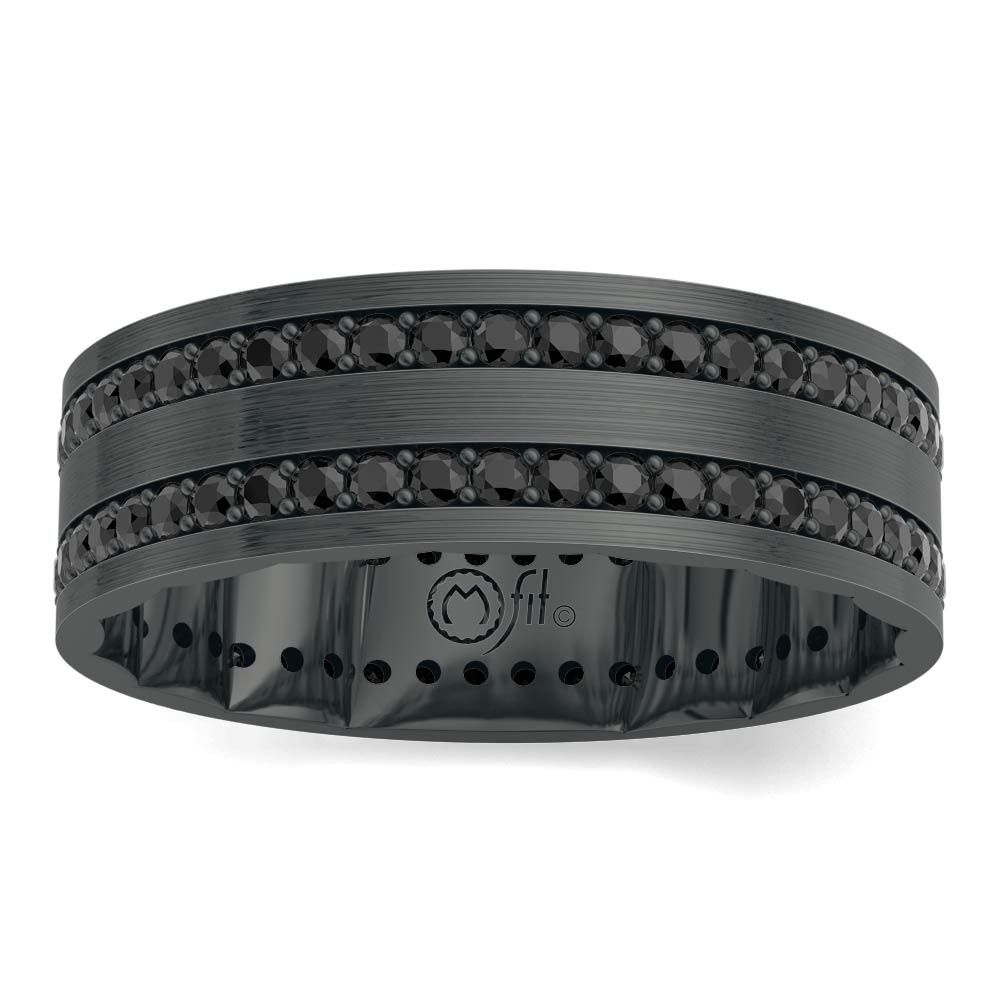 Rogers Hollands Jewelers Men s MFIT 1ctw. Black Diamond Double