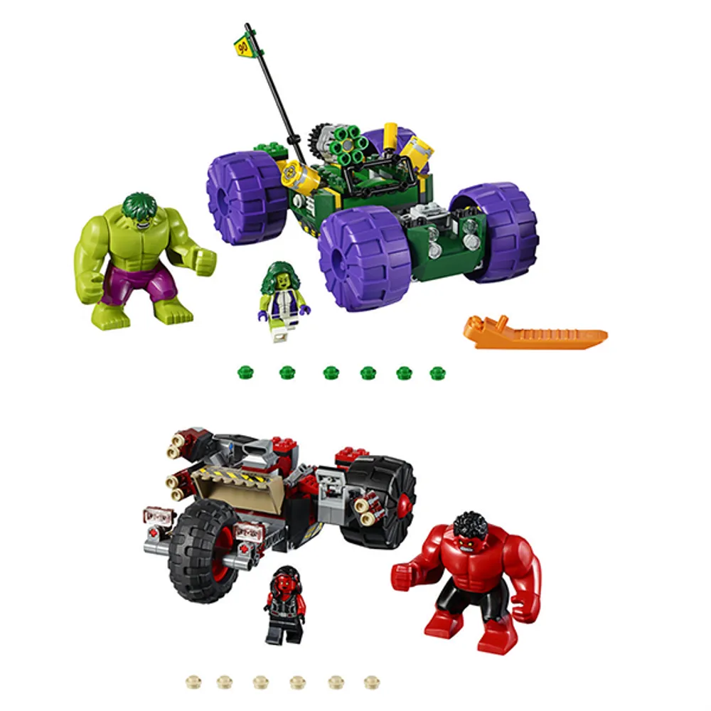 Hulk v cheap red hulk lego