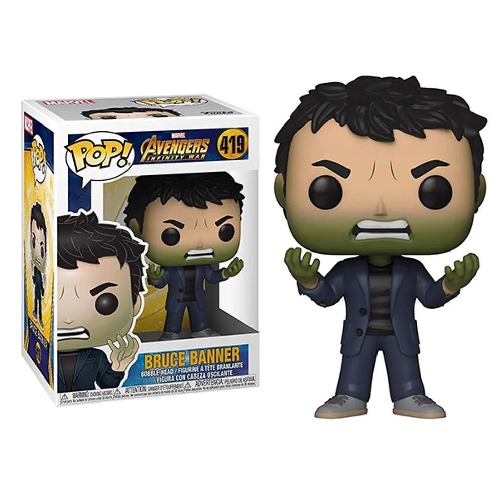 Funko Pop Avengers Infinity War Bruce Banner Vinyl Figure