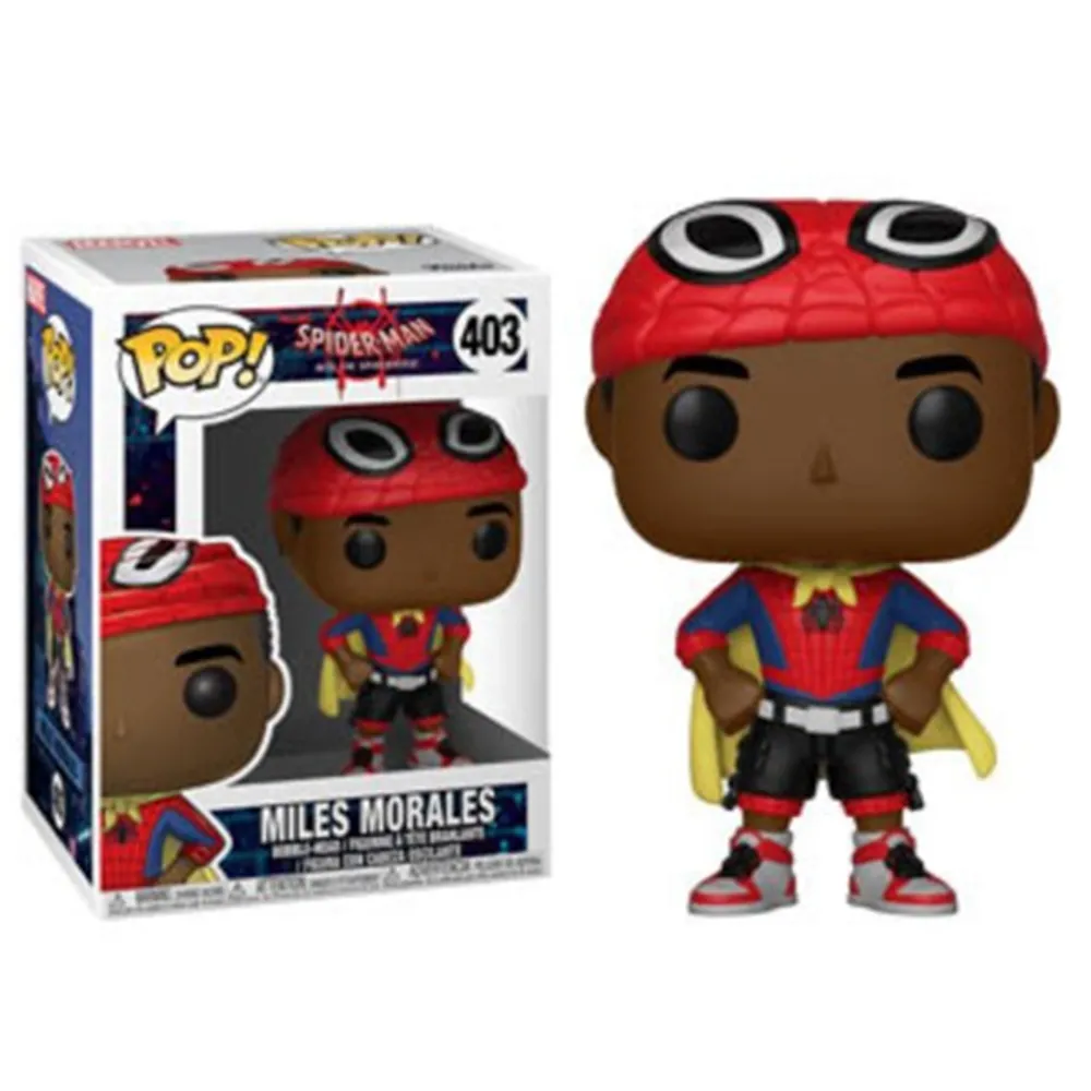 Figurine Funko Pop! Miles Morales Spider-Verse - Env. 10,5 Cm - Vinyle Collectible - Cadeau Fans Films Marvel