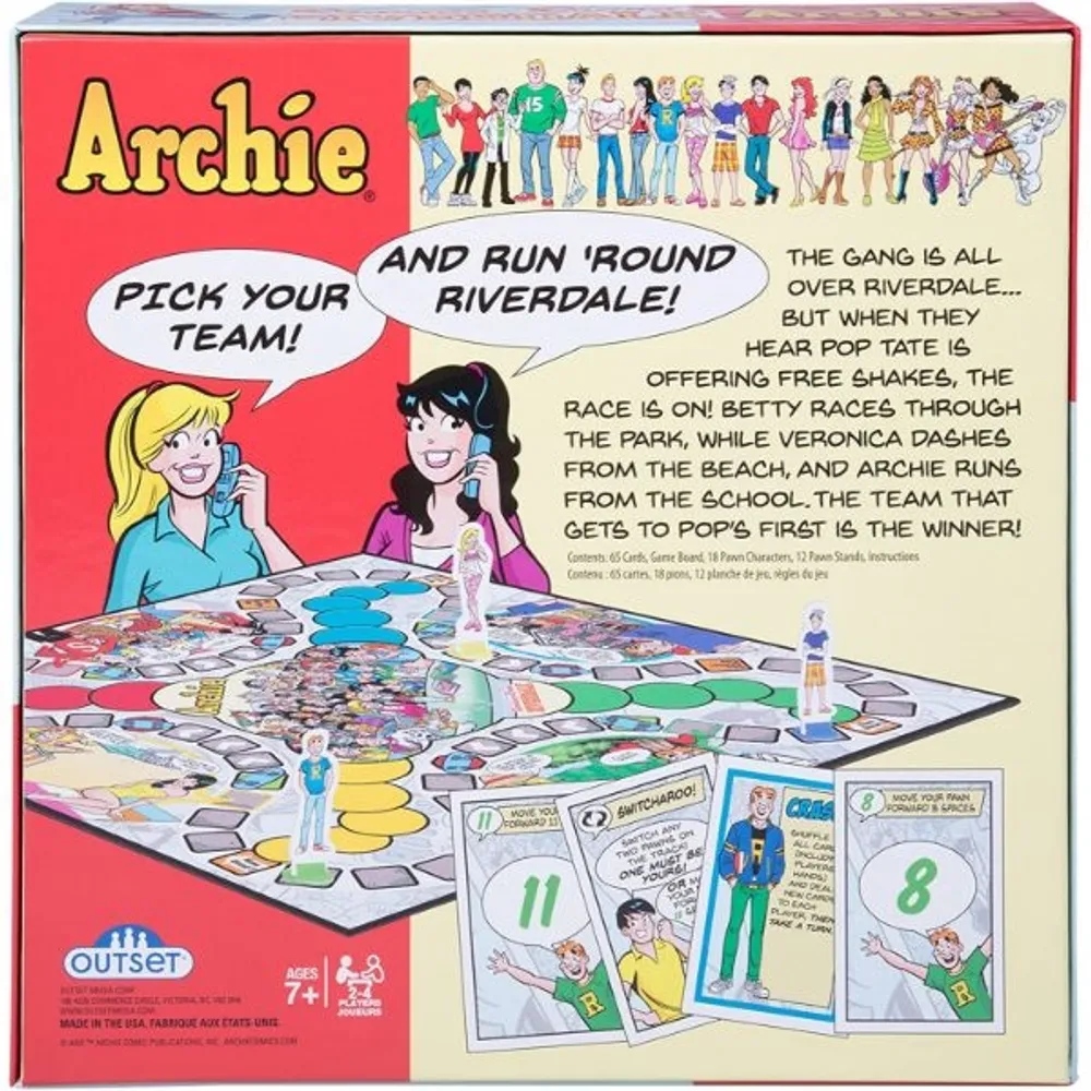 Mind Games The Archie Comics Board Game Running Round Riverdale