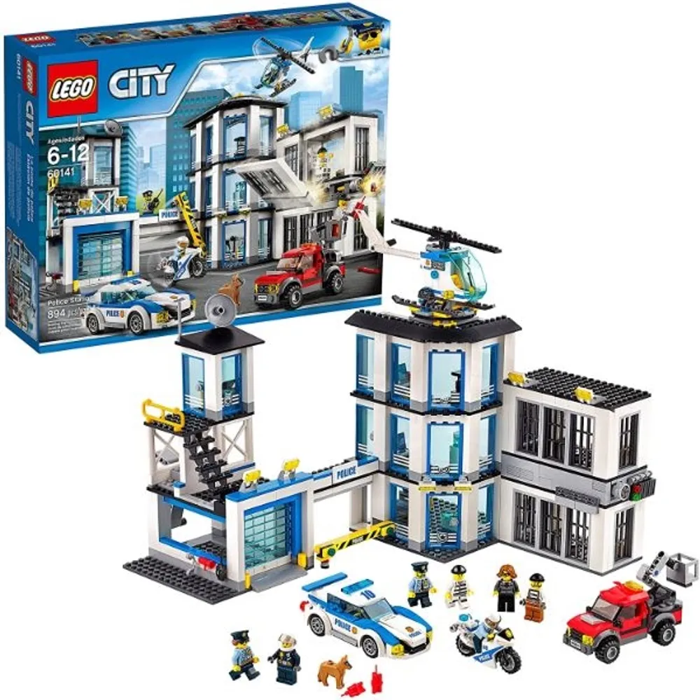 Mind Games LEGO City: Police Station Building Kit - 894 Pieces