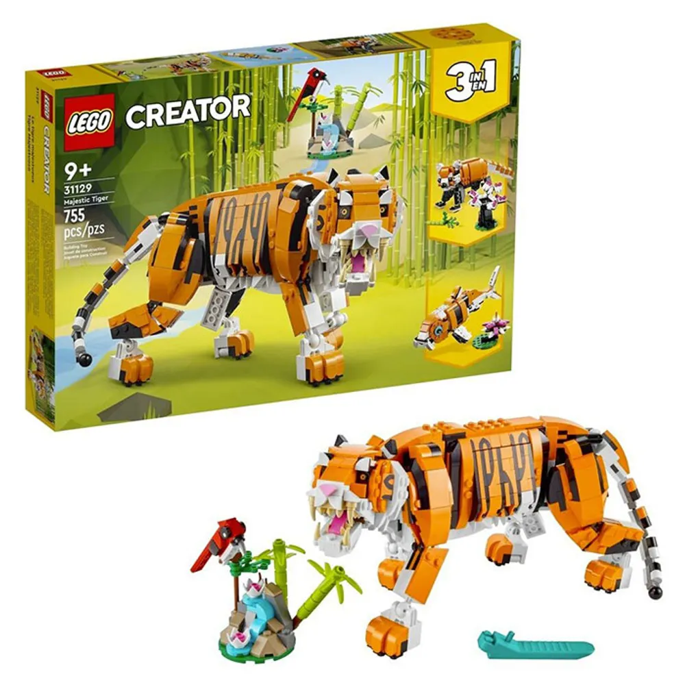 Mind Games LEGO Creator 3 In 1 Majestic Tiger 755PCS 9+