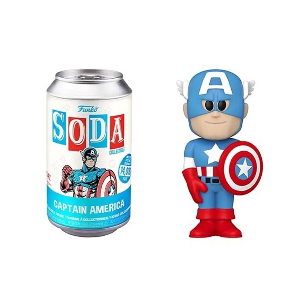 Mind Games Funko Vinyl Soda: Marvel Captain America | Coquitlam Centre