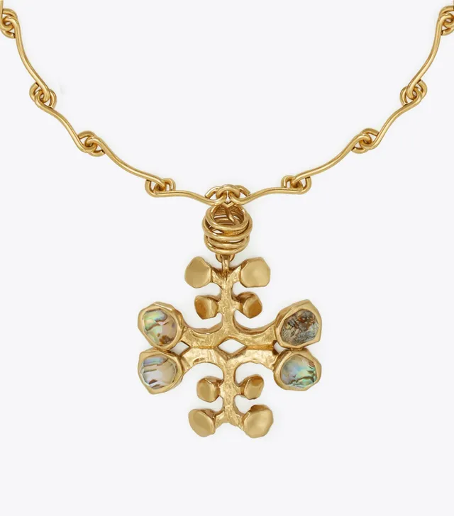 Tory burch deals fish necklace