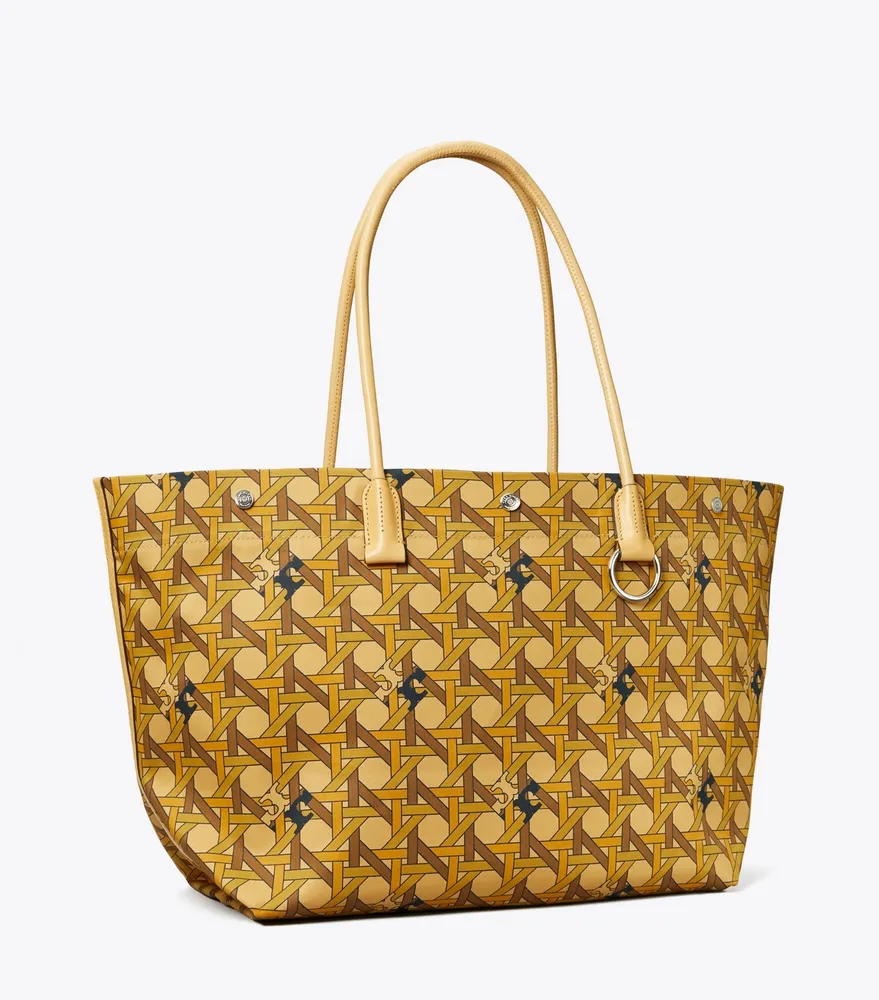 Tory Burch Canvas Basketweave Tote | The Summit
