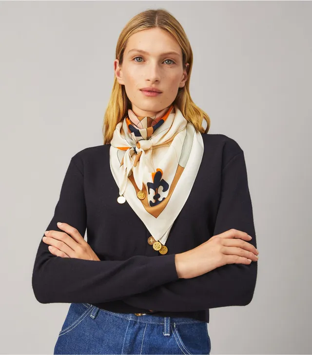Tory burch head scarf sales