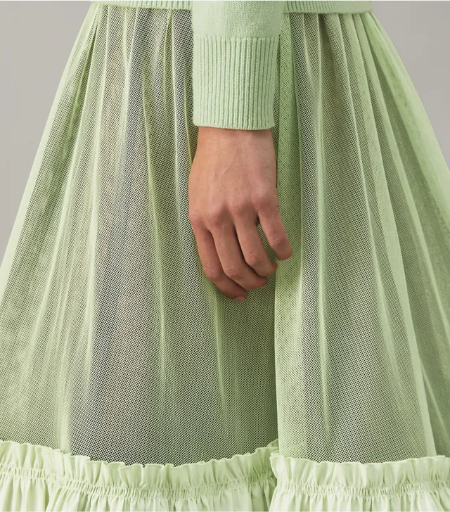 Monique lhuillier ethereal best sale tulle crib skirt