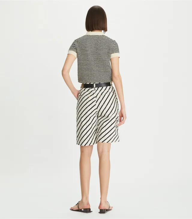 Buy TORY BURCH PLAITED-RIB POLO DRESS for N/A 0.0 | The Deal