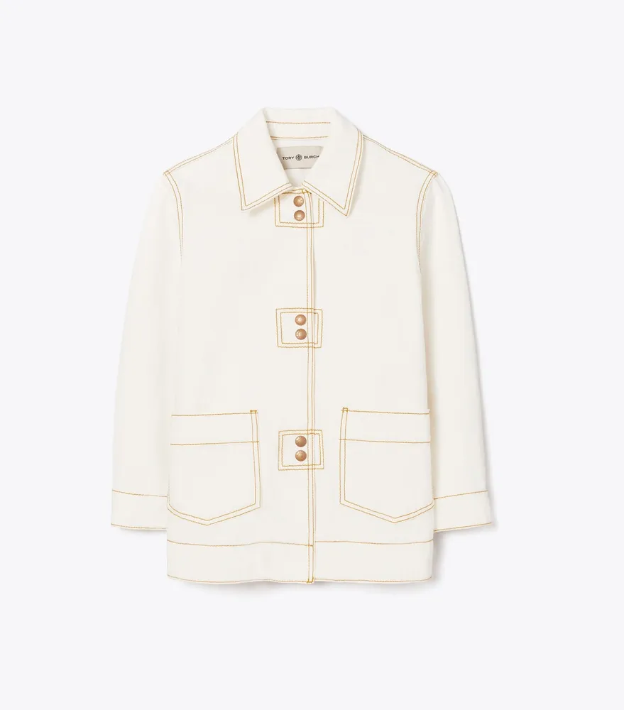 Tory Burch Denim Shirt Jacket | The Summit