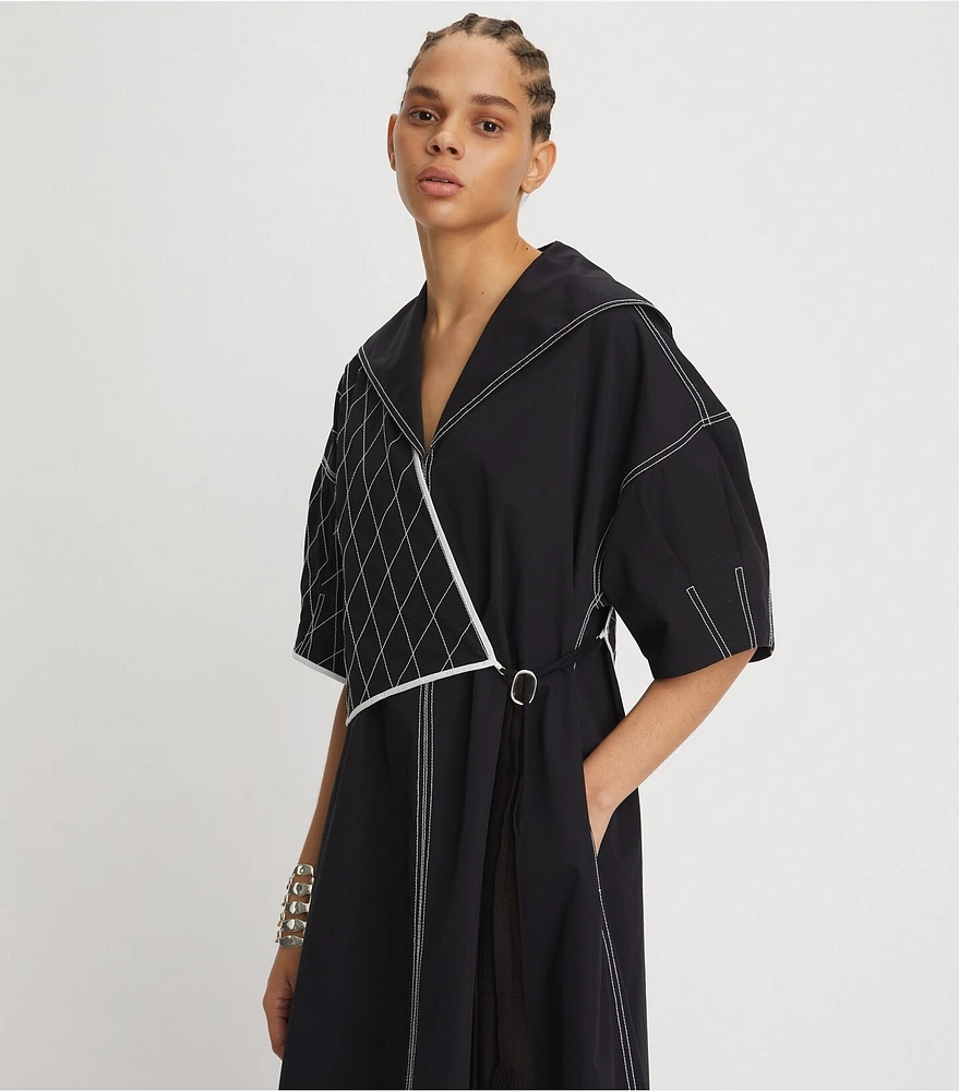 【待望★】 Tory Burch Summit The | Dress Sailor Topstitch Diamond ワンピース