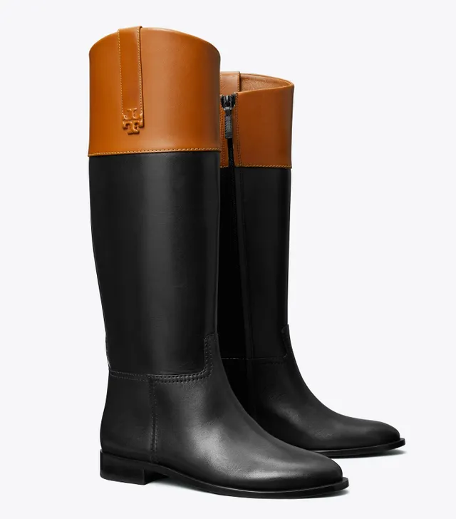 Tory burch boots wide calf cheap