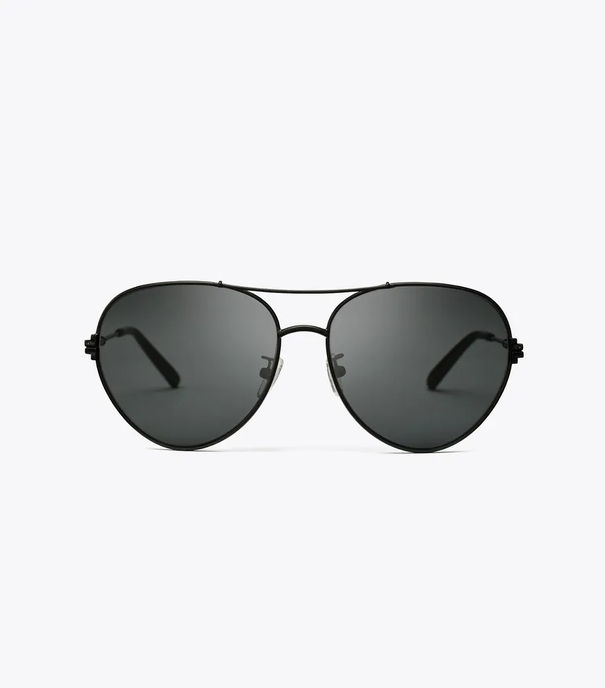 Tory burch classic aviator sunglasses 2025