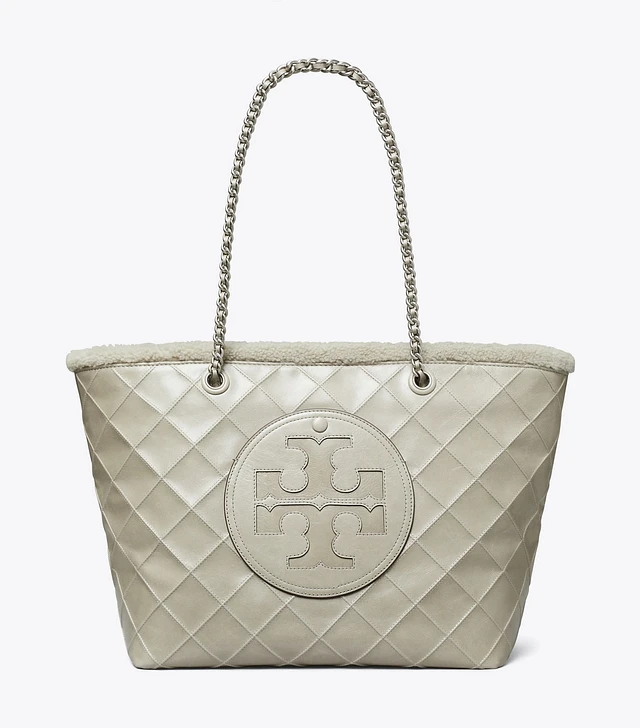 Tory Burch Ella Brocade Puffer Tote top