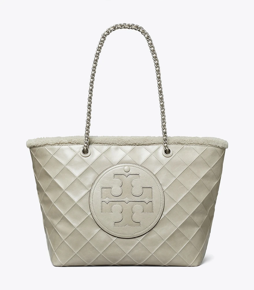 Tory Burch Ella Chain Shearling Tote | The Summit