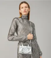 Tory burch ella hotsell metallic canvas tote