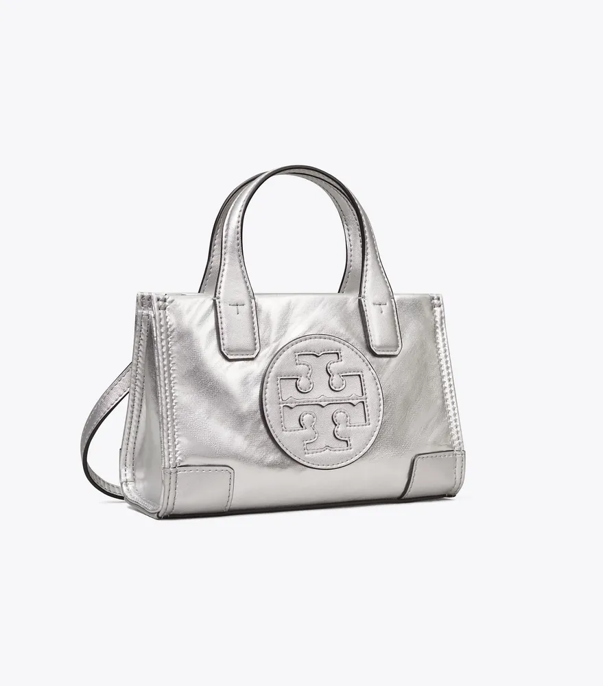 Tory burch ella discount metallic straw tote