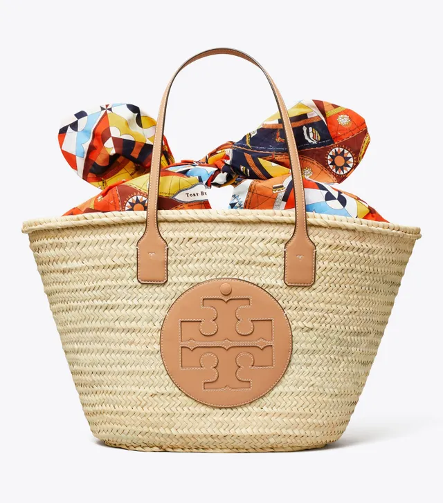 Tory Burch Ella Straw Basket Tote Bag | The Summit