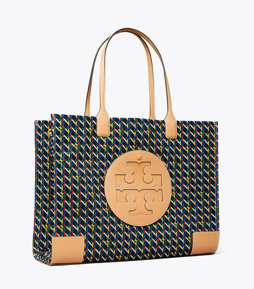 Ella printed tote online bag