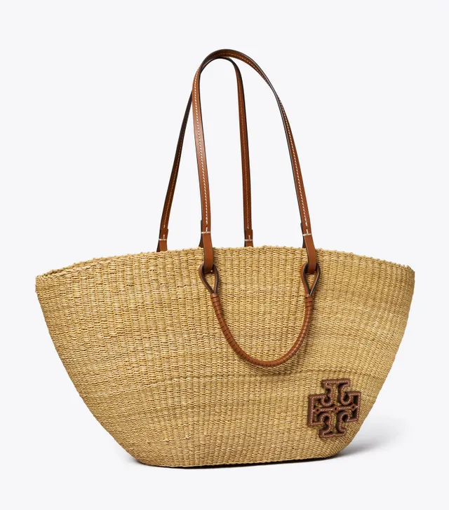 Tory Burch Ella Straw Basket Tote | The Summit Tory Burch Ella Straw Basket Tote | The Summit