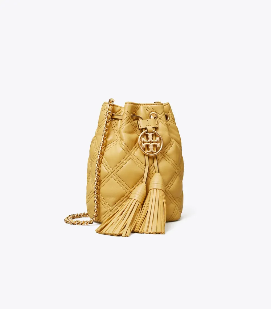 Tory burch fleming 2024 soft mini bucket bag