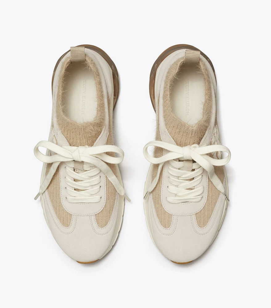 TORY BURCH] GOOD LUCK MOHAIR TRAINER