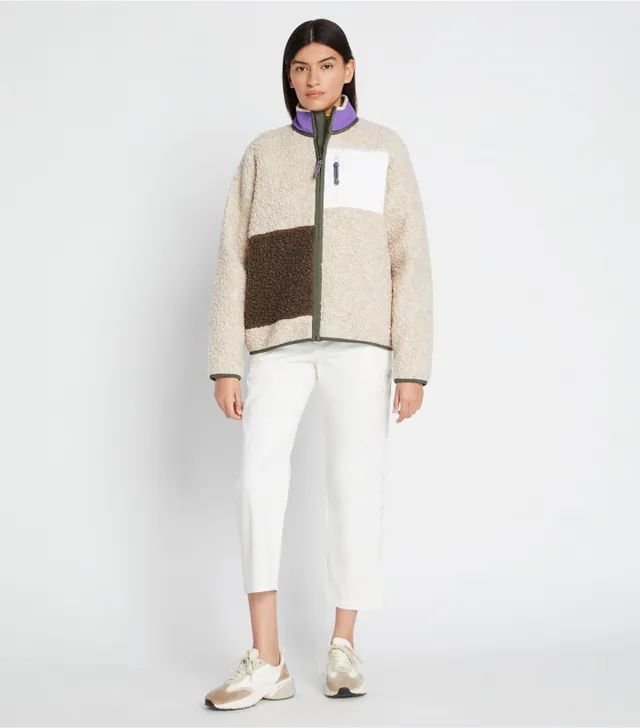 Tory sport sherpa fleece pullover deals