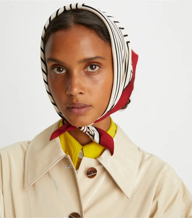 Tory burch head scarf best sale