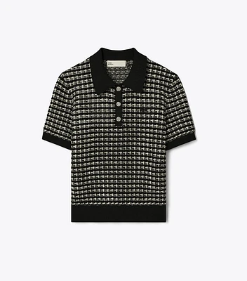 Tory Burch Plaited-Rib Polo | The Summit