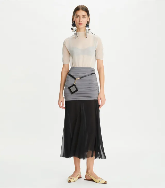 【送料&関税込】Tory Burch Jersey Chiffon Skirt Tory Burch Jersey Chiffon Skirt | The Summit