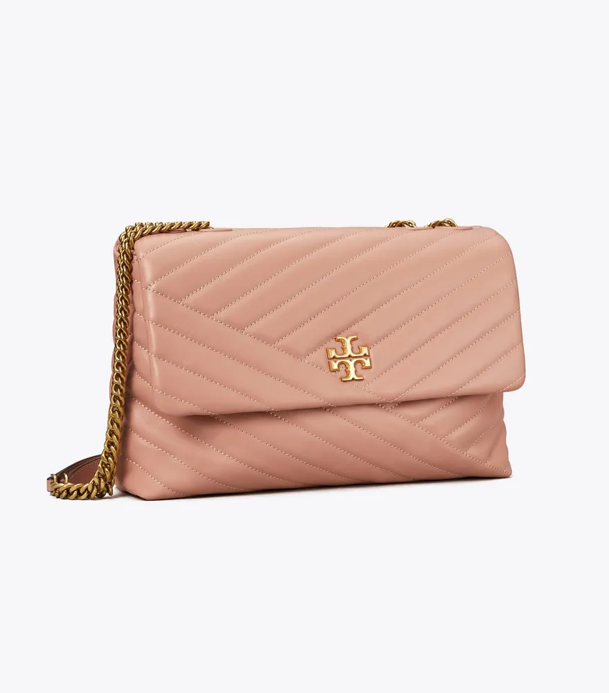 Tory burch chevron discount convertible shoulder bag