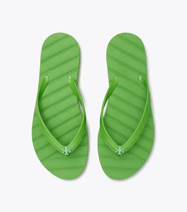 Tory burch clearance green flip flops