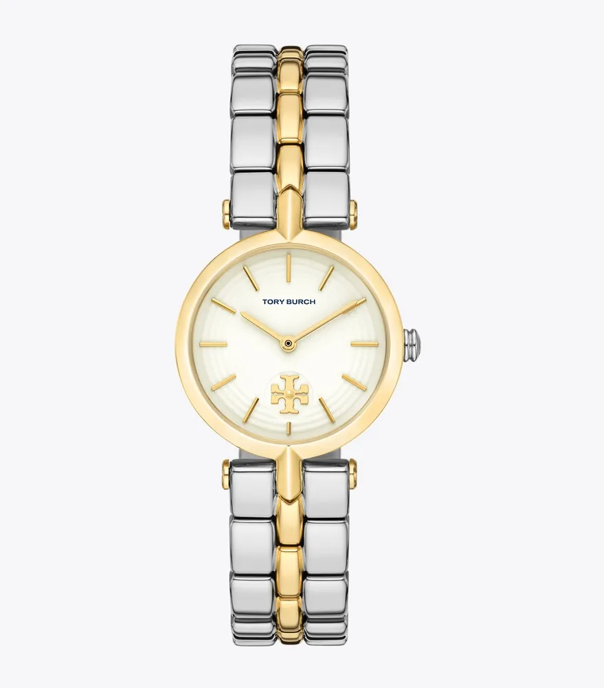 Tory Burch Kira Watch, Two-Tone Gold/Stainless Steel | The Summit