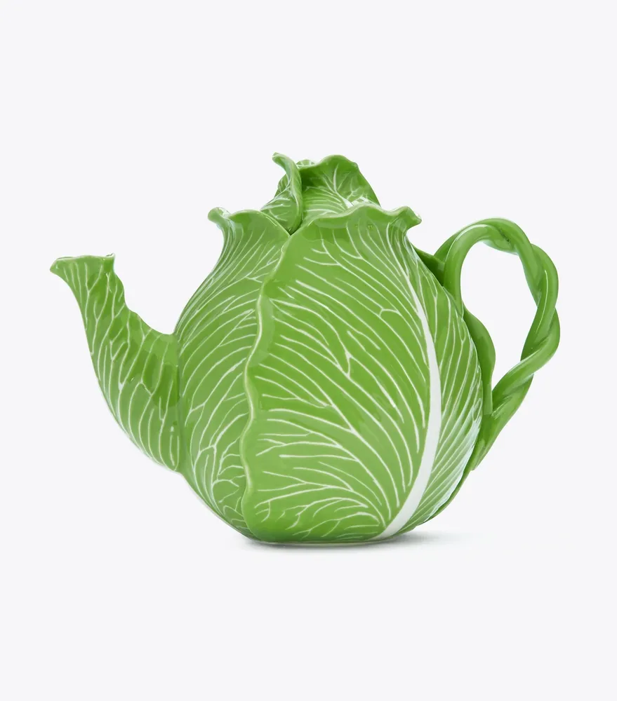 Tory Burch Lettuce Ware Teapot The Summit