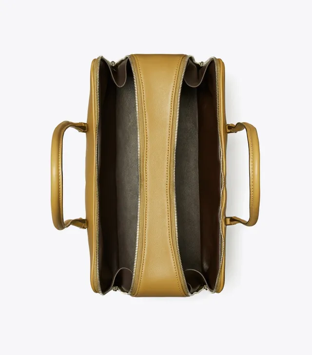 Tory Burch Small Metallic Marshmallow Satchel | The Summit