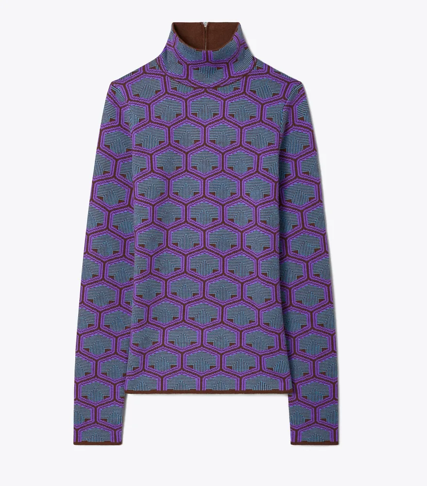 Tory burch shop honeycomb sweater