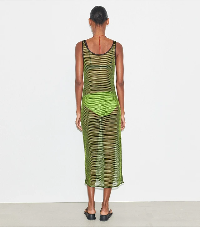 関税&送料込み★Tory Burch★OFF-SHOULDER MESH DRESS Tory Burch Off-Shoulder Mesh Dress | The Summit