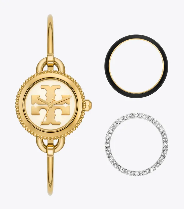 Tory Burch The Miller Two-Tone Stainless Steel Bracelet Watch