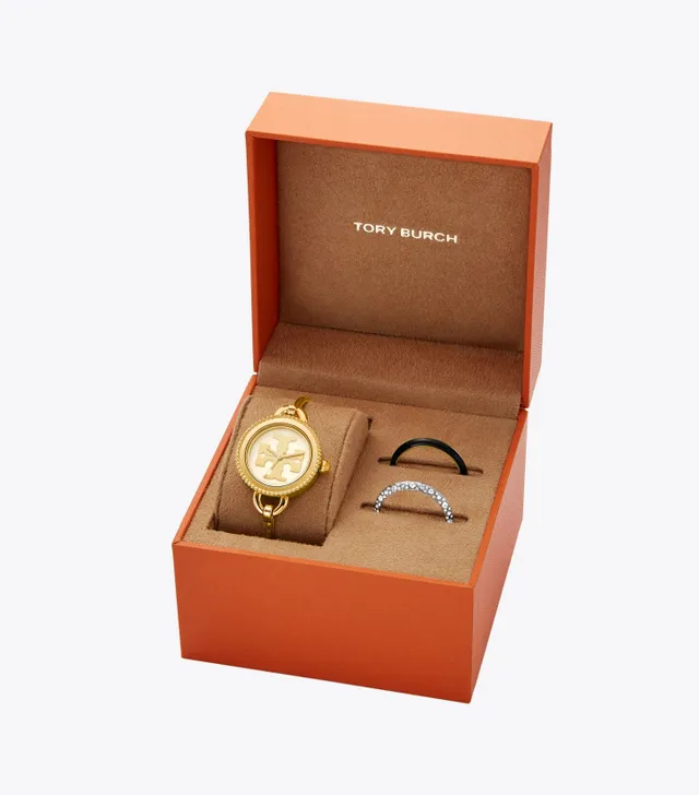 Tory Burch The Miller Two-Tone Stainless Steel Bracelet Watch