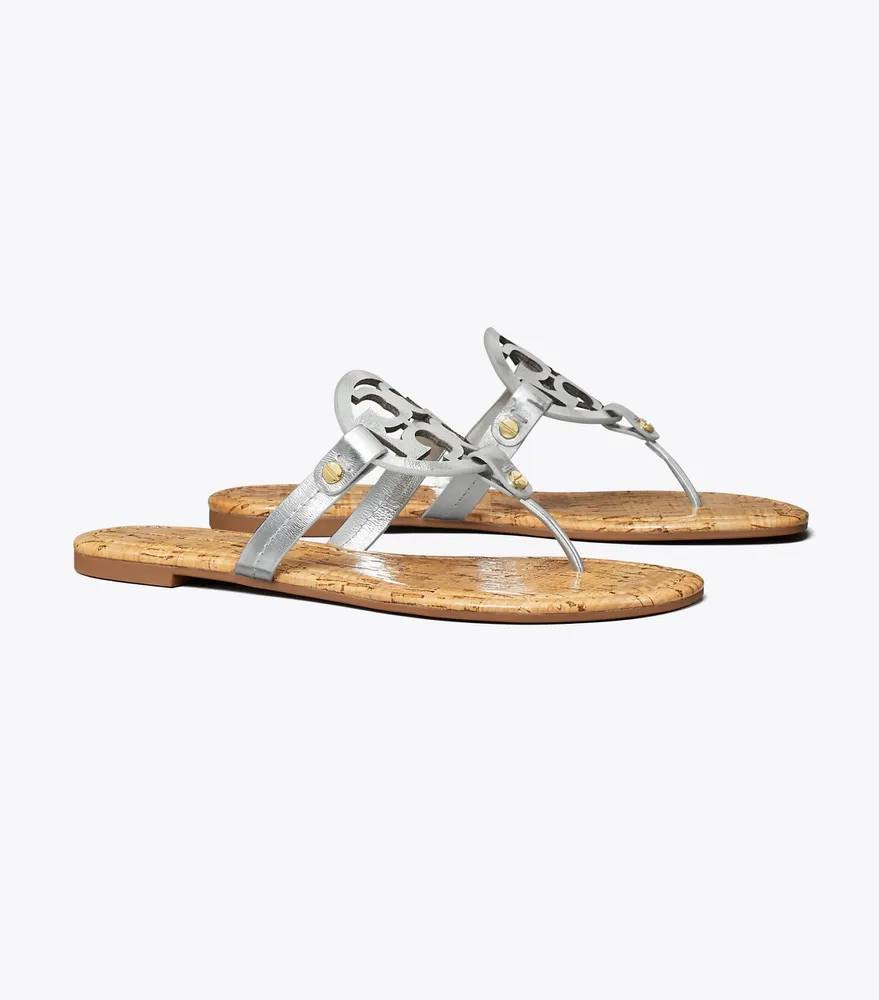 Tory burch shop miller metallic sandal