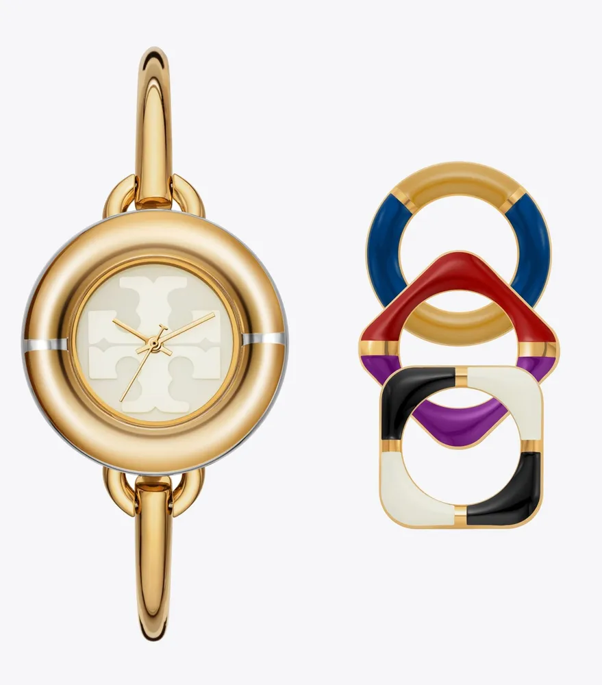 Tory burch t deals bangle watch