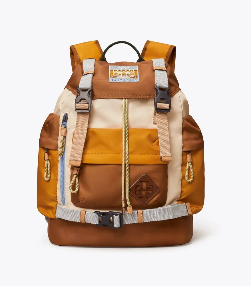 Tory Sport Nylon Ripstop Patch Backpack | The Summit