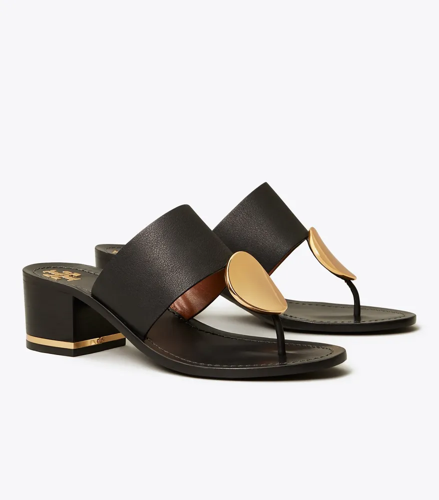 Tory Burch Patos Disk Mid-Heel Sandal | The Summit