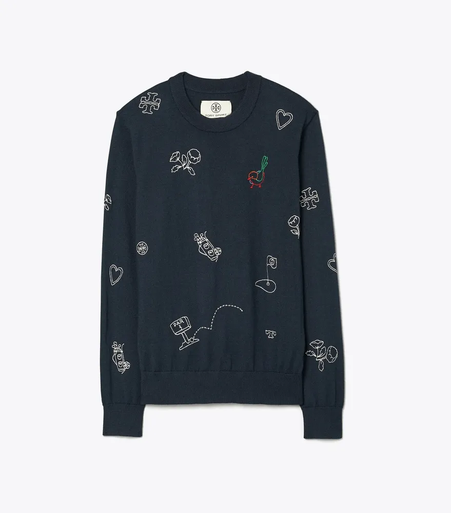 Tory Sport Performance Cashmere Fairway Sweater The Summit
