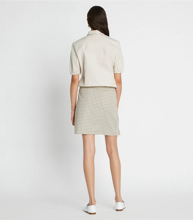 Tech Twill Ruffle Golf Skirt: Women's Designer Bottoms